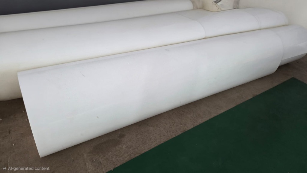 White Plain PVC Belt